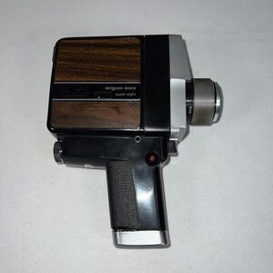 Vintage Argus Movie Camera 803 Wood Grain Super Eight UNTESTED